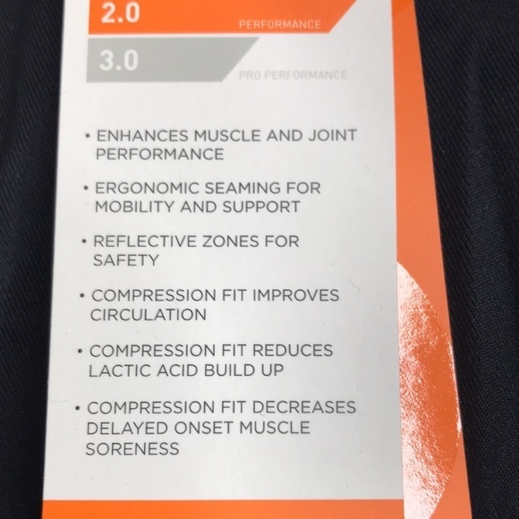 Tommie Copper Velocity Running Rights & back Support Ankle Leggings Size 2X New - Picture 6 of 14